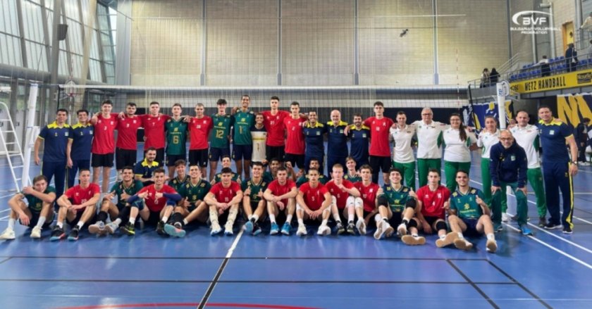 националните отбори българия бразилия u18 волейбол изиграха три приятелски срещи помежду