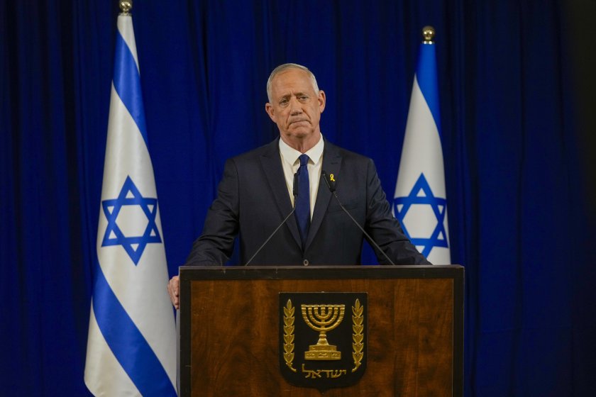 израелският политик бени ганц напусна кабинета нетаняху