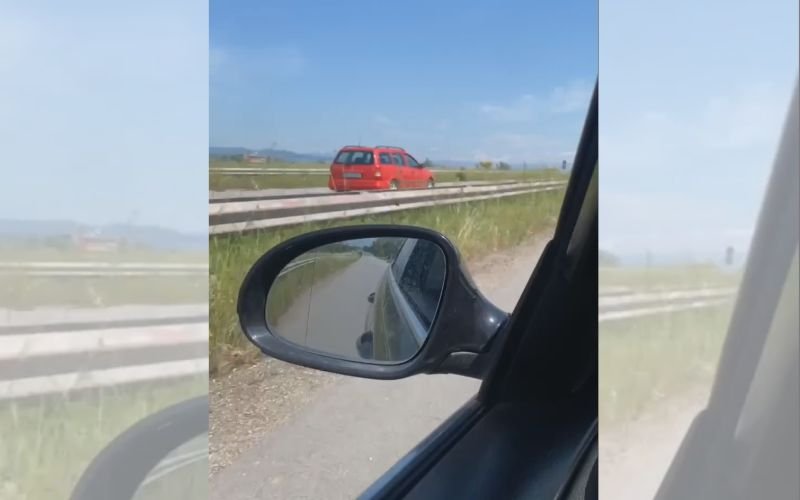 клип социалните мрежи глобиха шофьор карал насрещното видео
