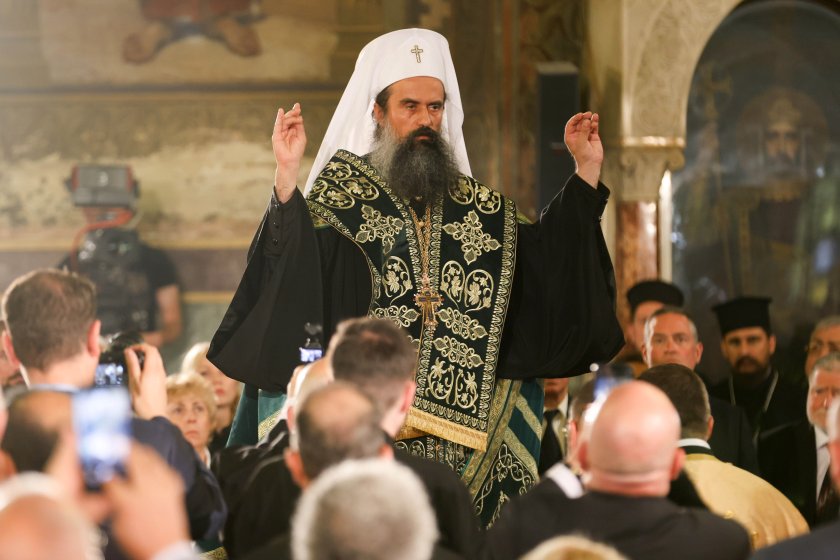 интронизация новоизбрания български патриарх даниил снимки