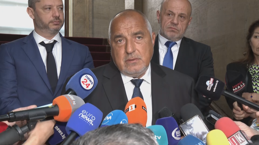 ГЕРБ-СДС с коментар пред медии след консултациите за кабинет при