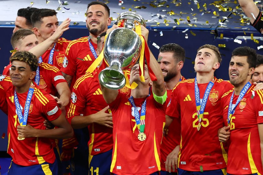 испания европейски шампион четвърти път историята