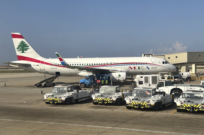 отменени полети летището бейрут заради опасения израелска атака
