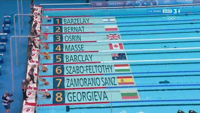 Плуване – серии, 200 м. гръб, жени: Габриела Георгиева (ВИДЕО)