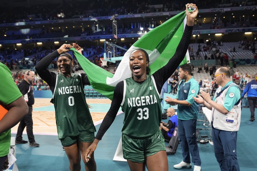 историческо нигерия класира четвъртфиналите турнира баскетбол жените париж