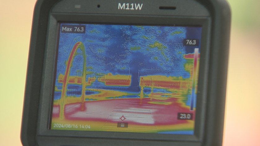 76° температура на детска площадка в София днес