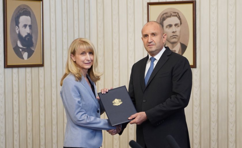 Новият служебен премиер Горица Грънчарова-Кожарева се срещна с президента Румен
