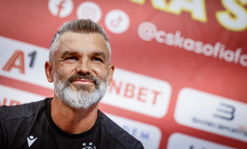 Наставникът на ЦСКА - София Томислав Стипич даде брифинг преди