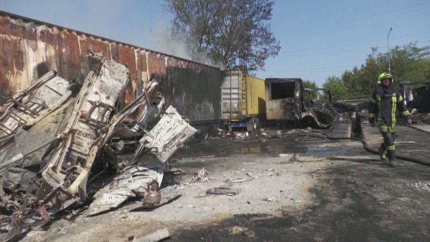 Експлозии е имало в най-малко 3 украински области през изминалата