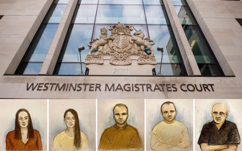 В Лондон беше даден ход на делото срещу петимата българи,