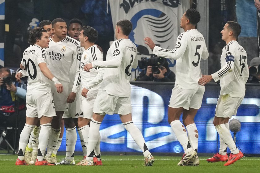 Реал Мадрид победи Аталанта с 3:2 в мач от 6-ия