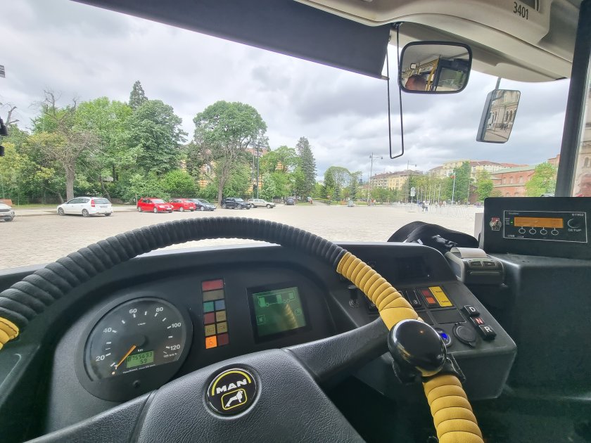 Протест на служителите в столичния градски транспорт. 26 автобусни линии