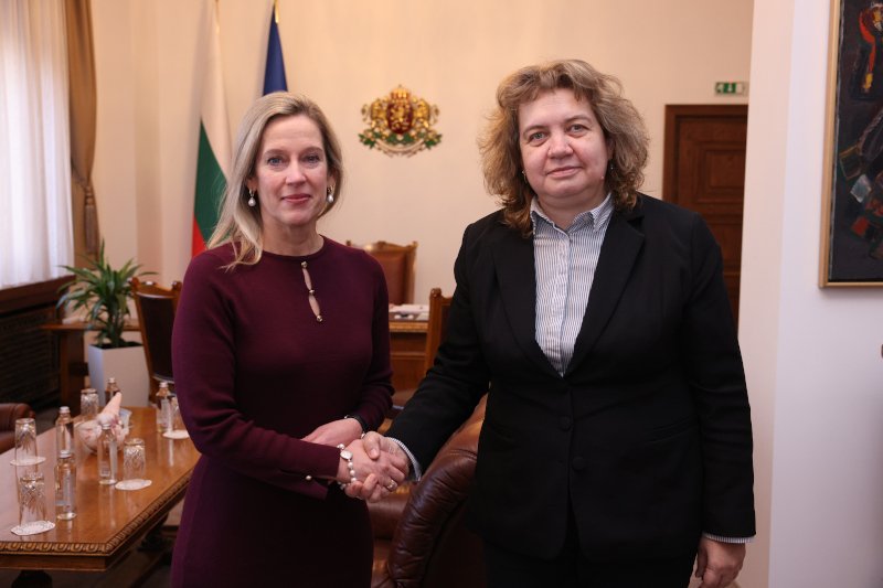 председателят наталия киселова разговаря представителя уницеф българия кристина бройн