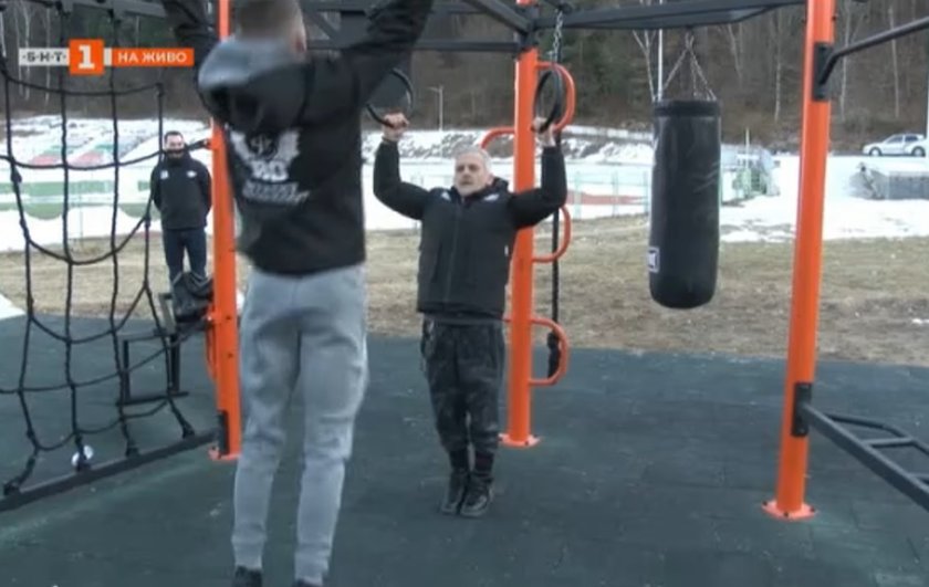 Йордан Йовчев, стрийт фитнес Смолян