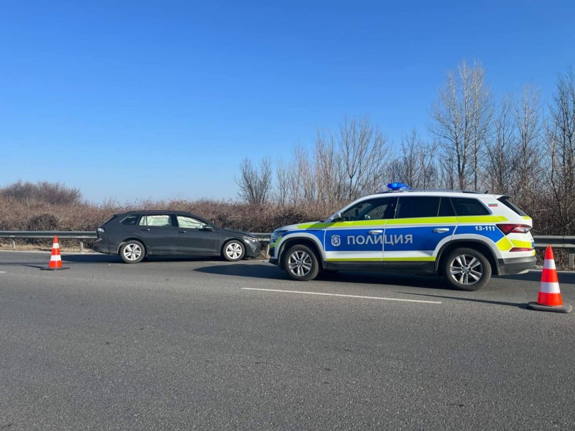 верижна катастрофа автомобила пътя пазарджик пловдив