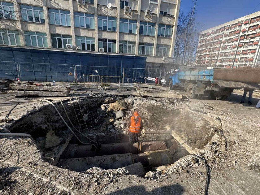 пет столични квартала остават без парно топла вода заради авария