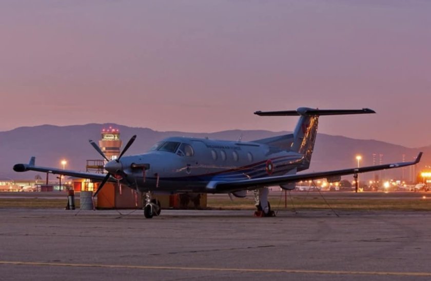 При изпълнение на тренировъчен полет днес, 11 февруари, самолет РС-12