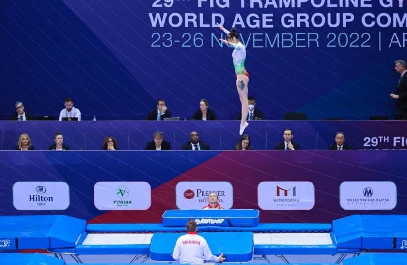 два финала българия първата годината скокове батут баку