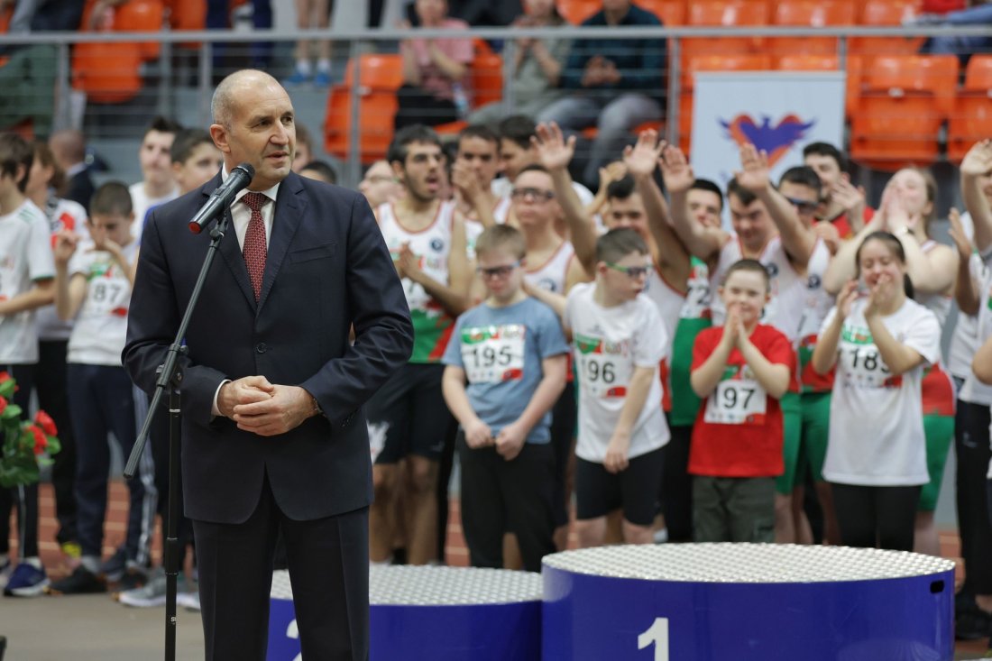 Румен Радев лека атлетика турнир