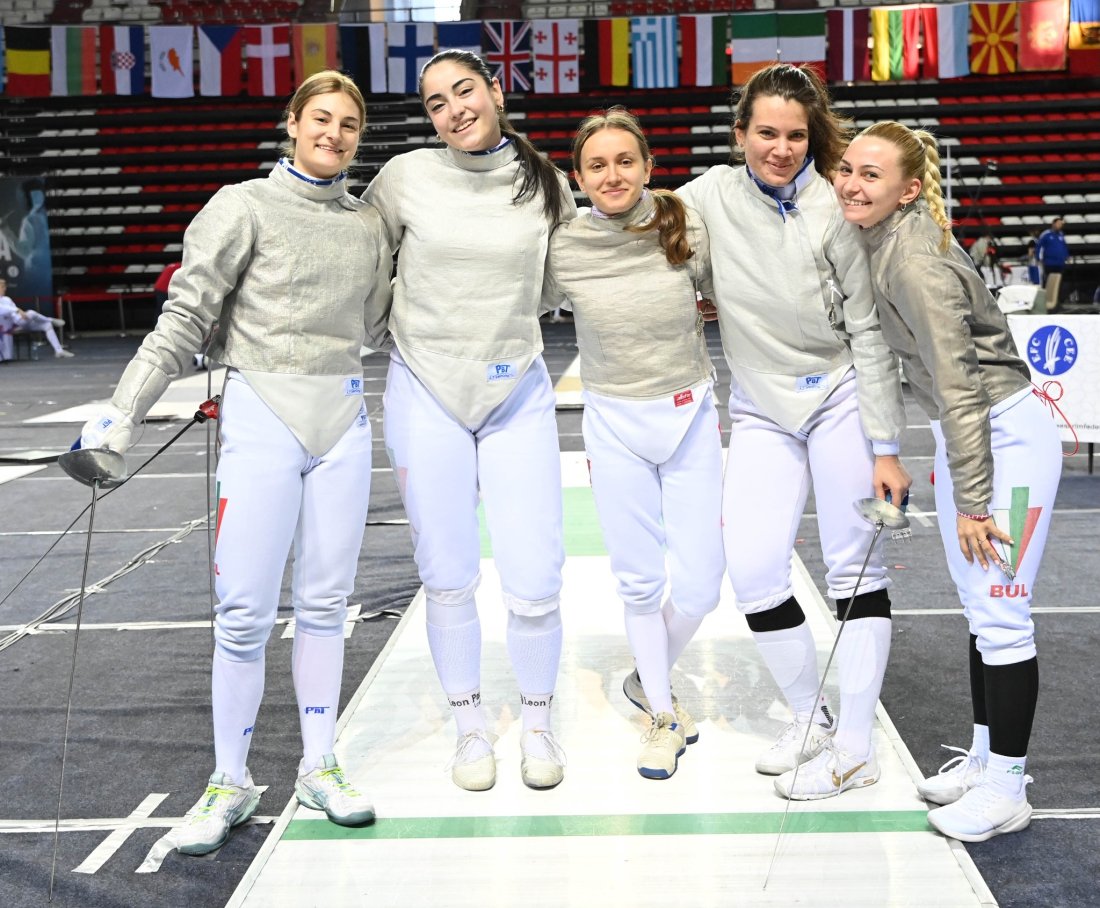 българските сабльорки останаха европейското първенство фехтовка младежи девойки анталия