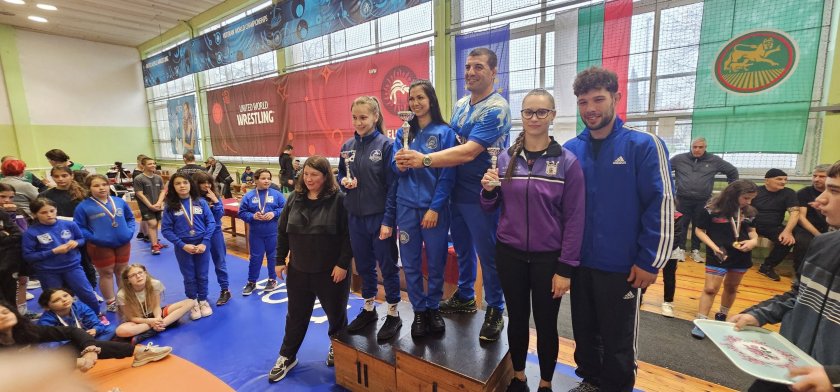 Бургас, Станка Златева, държавен шампионат по борба в Стара Загора