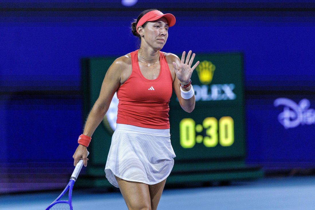 джесика пегула класира третия полуфинал тенис турнира сериите wta 1000 маями