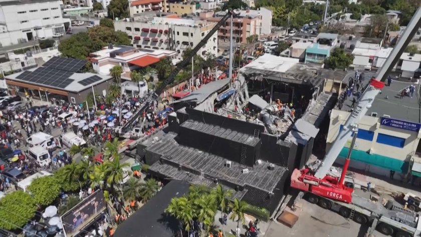 Рухна покрив на нощен клуб в Санто Доминго