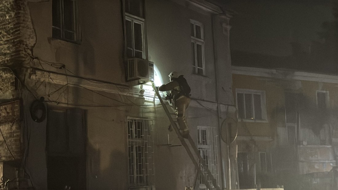пожар стара къща Бургас