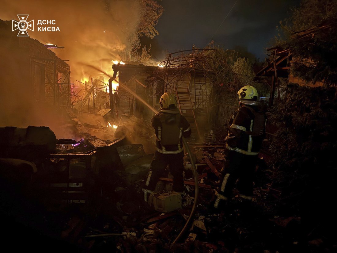 Масирана руска атака срещу Киев