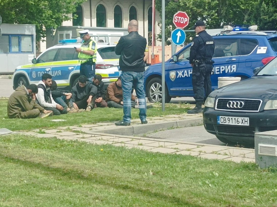 задържаха мигранти цариградско шосе столицата снимки
