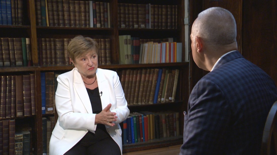 Кристалина Георгиева пред БНТ: Еврозоната е отлична възможност за България точно сега