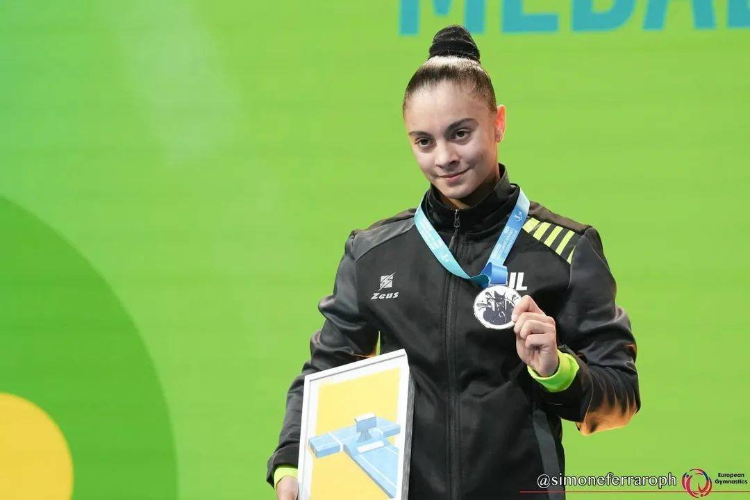 валентина георгиева завоюва сребро прескок европейското първенство спортна гимнастика