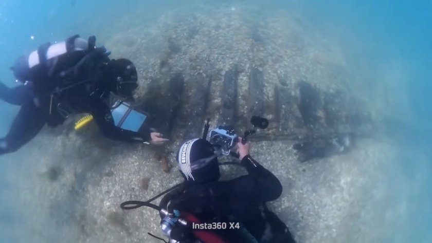 Водолази откриха стар потънал кораб край Созопол (СНИМКИ)