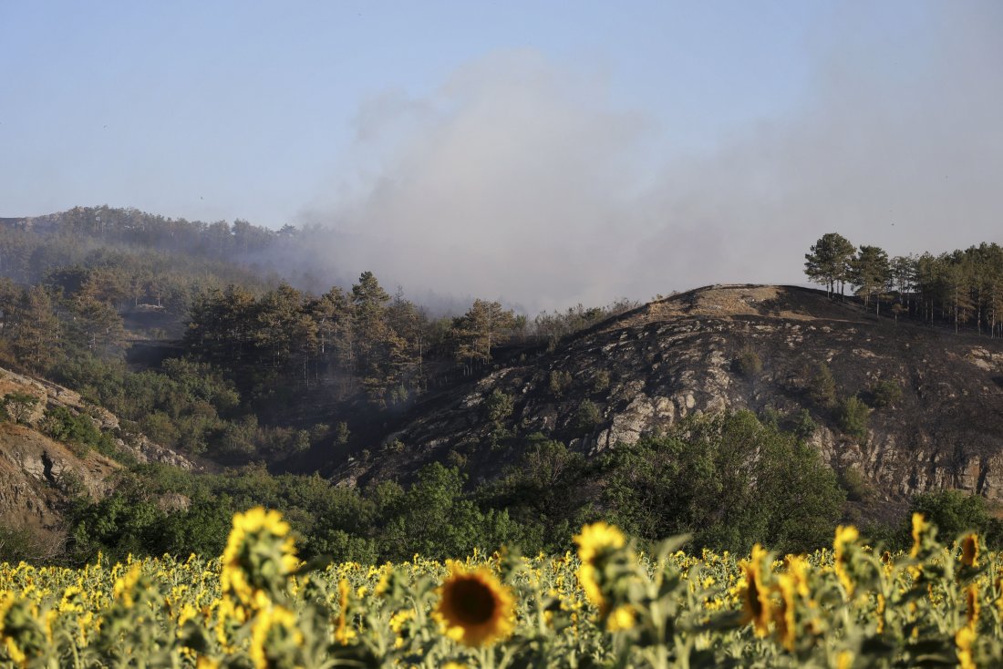 Локализиран е големият пожар край Айтос