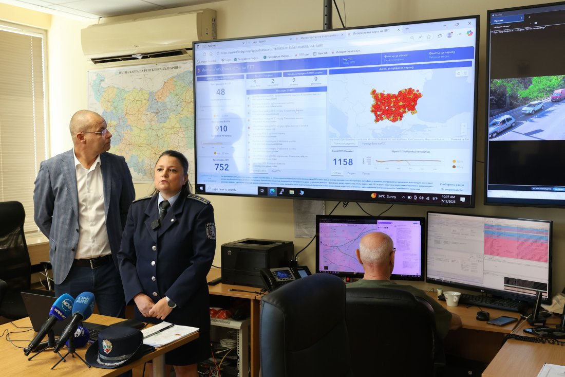 МВР представи интерактивна карта с катастрофите в страната