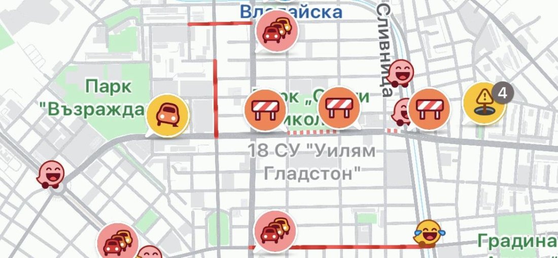 столичната община предоставя информация промени движението приложението waze