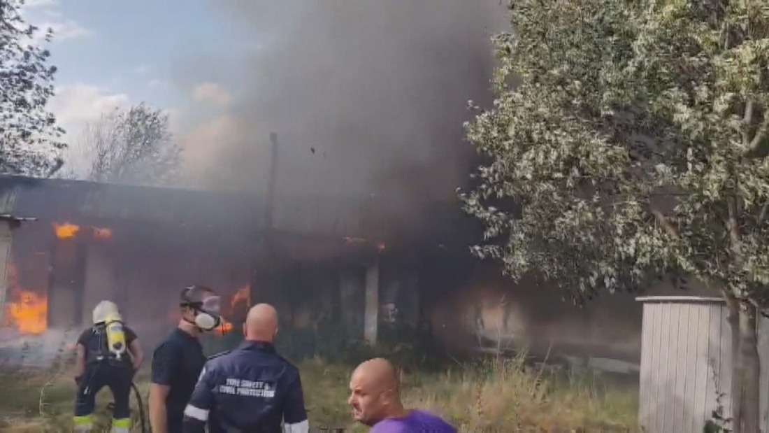 голям пожар близост пазарджик