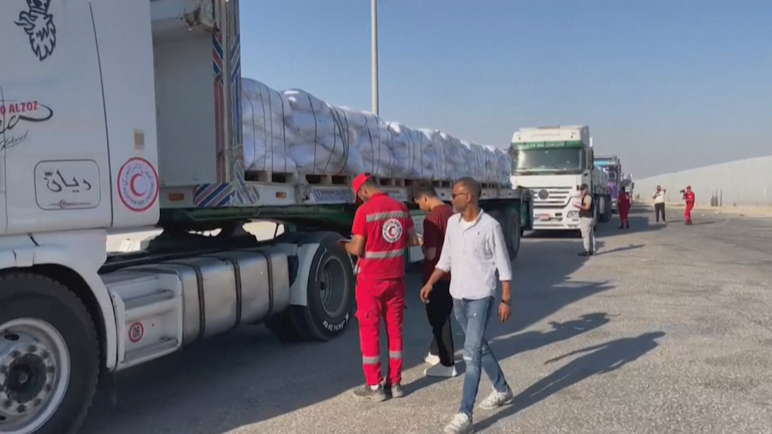 Пристигна първата хуманитарна помощ за Газа