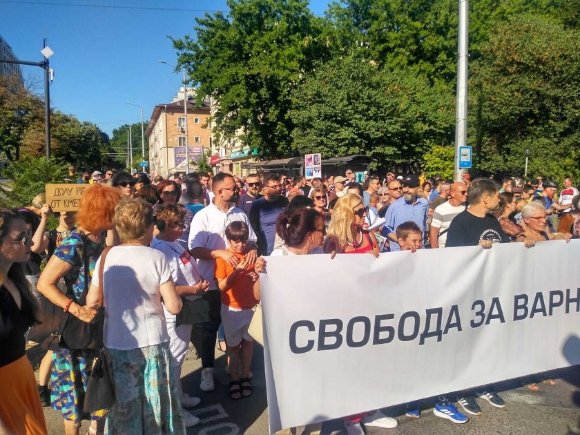 За шести път варненци протестират срещу ареста на Благомир Коцев