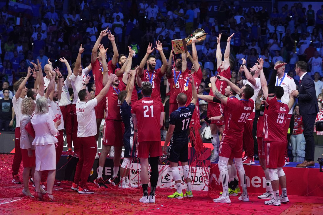 полша триумфира волейболната лига нациите мъже