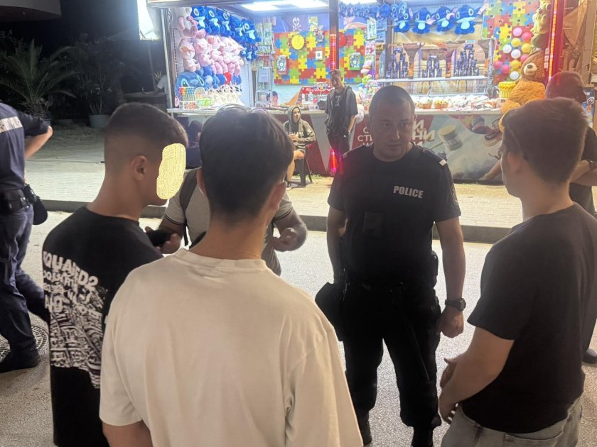 полицията варна засече непълнолетни заведения морето