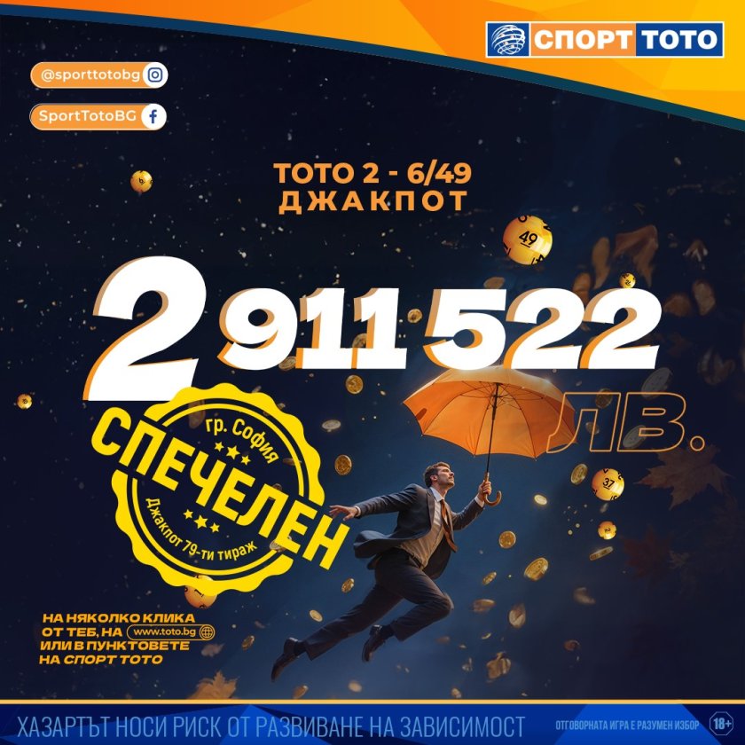 българия своя 149 тото милионер