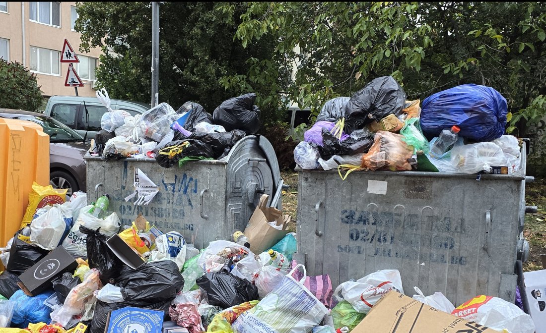 3 седмици преливащи контейнери в "Люлин" и "Красно село" - картината остава непроменена