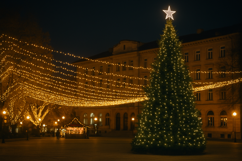 коледните светлини благоевград грейнат деня християнското семейство