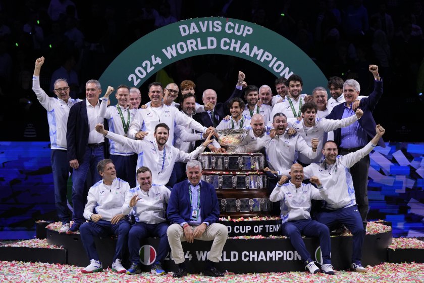 италия защити трофея купа дейвис