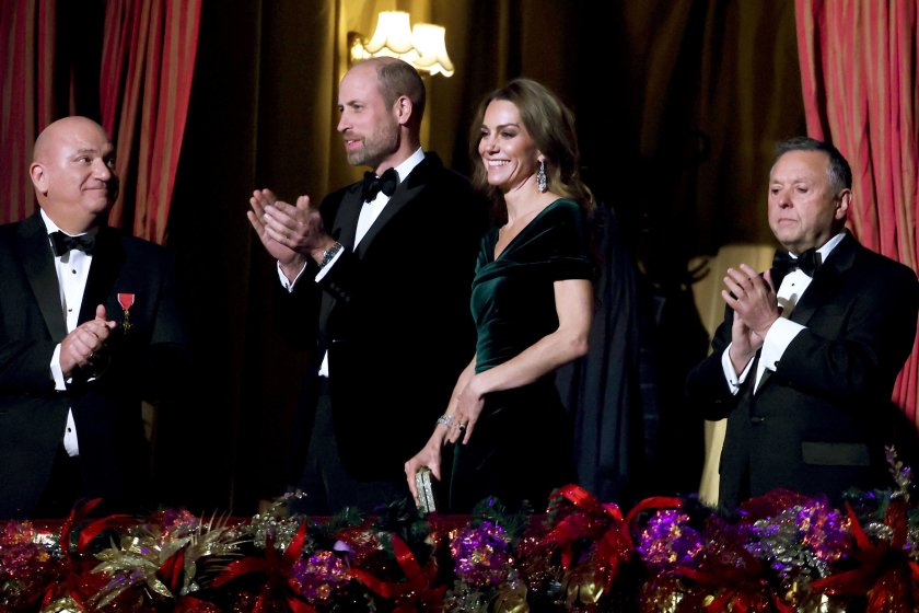 Принц Уилям и Кейт на гала концерт в "Роял Албърт Хол" (СНИМКИ)