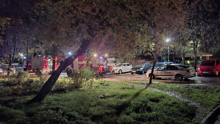 пожар избухна заведение благоевград