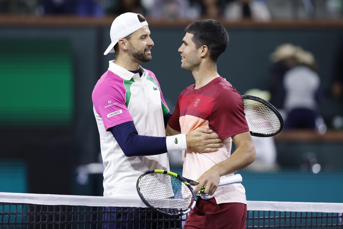 Григор Димитров Карлос Алкарас