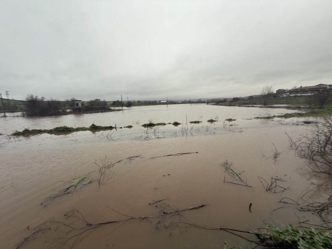 Река Ропотамо вдигна опасно нивото си край с. Ново Паничарево (ВИДЕО)