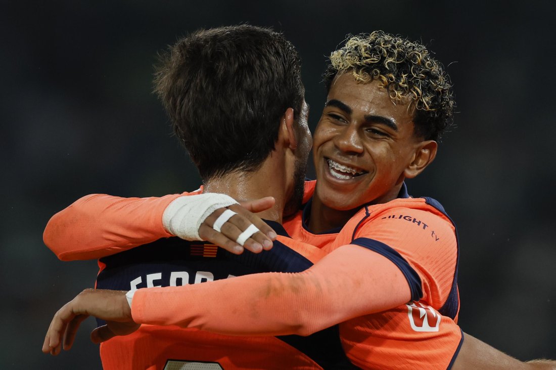 Феран Торес и Ламин Ямал